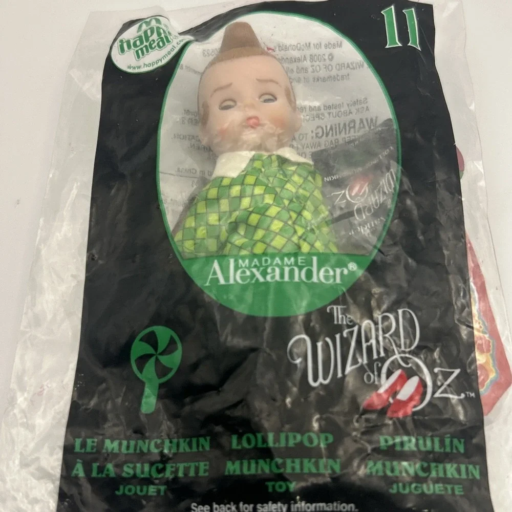 McDonald's Wizard of Oz Madame‎ Alexander Happy Meal Toy 2008 Set Of 5 Sealed